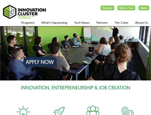 Tablet Screenshot of innovationcluster.ca